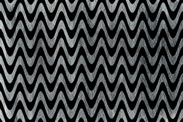 Silver painted stripes background, chevron.