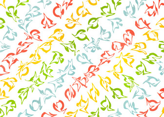 Watercolor abstract pattern.