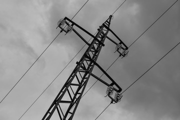 Pylon electric wires
