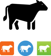 Cow Icon - Illustration