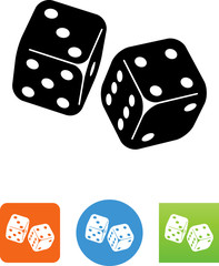 Dice Icon - Illustration
