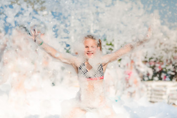 Foam Party on the beach.