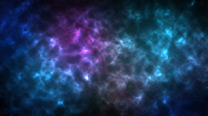 Fondo del espacio azul y morado