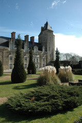 Fototapeta na wymiar Château médiéval et renaissance de Blain, en Loire-Atlantique