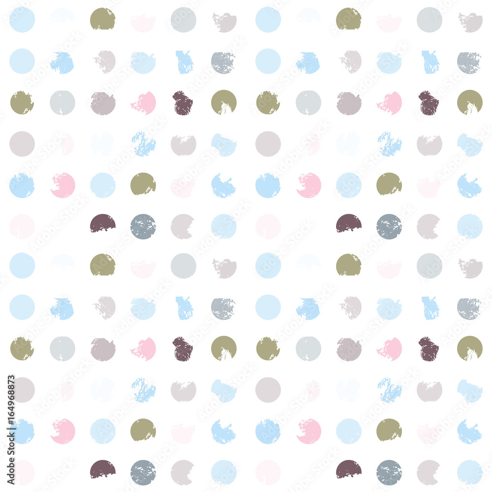 Poster Modern vector abstract seamless geometric pattern with wave lines in retro style