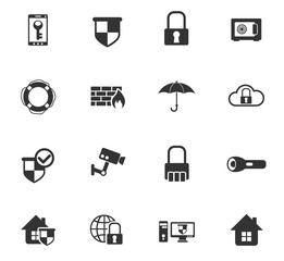 security icon set