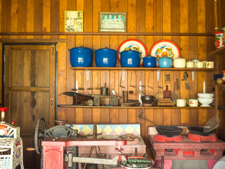 Old kitchen room of Thai style