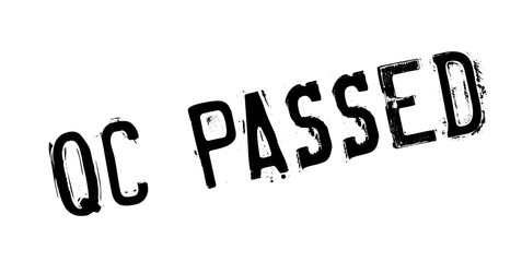 Qc Passed rubber stamp. Grunge design with dust scratches. Effects can be easily removed for a clean, crisp look. Color is easily changed.