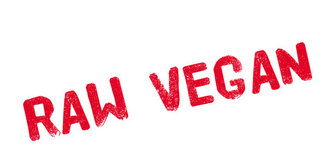 Raw Vegan rubber stamp. Grunge design with dust scratches. Effects can be easily removed for a clean, crisp look. Color is easily changed.