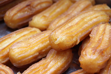 Turkish traditional dessert called Tulumba