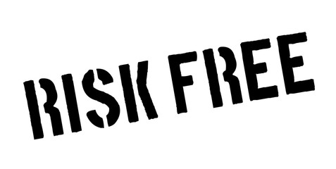 Risk Free rubber stamp. Grunge design with dust scratches. Effects can be easily removed for a clean, crisp look. Color is easily changed.