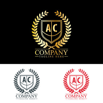 Initial Letter AC Luxury. Boutique Brand Identity