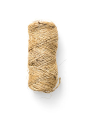 The rope is twisted in a coil