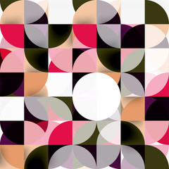 Modern geometrical abstract background circles