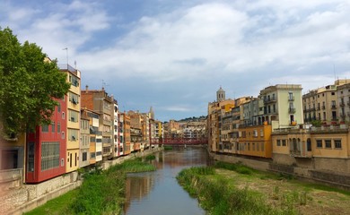 View of Girona, Catalonia, Spain
