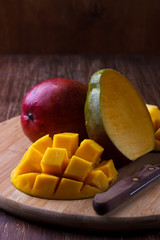 ripe organic mango