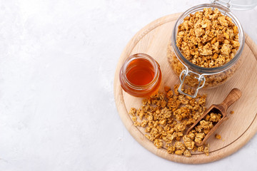 Home made coconut granola