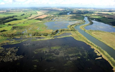 die Peene bei Anklam