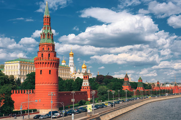 View of the Kremlin from the bridge