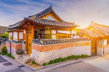 Bukchon Hanok Village in Seoul, South Korea. - 164983875