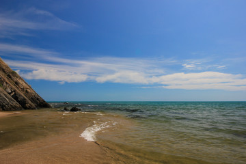 The mouth of the Veleka river at Sinemorets, Bulgaria