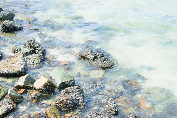 The rock Sunk in the sea