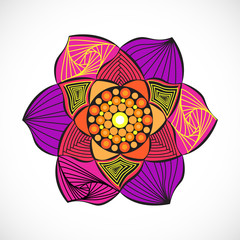 Flower Mandala Illustration