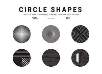 Universal сircle shapes set