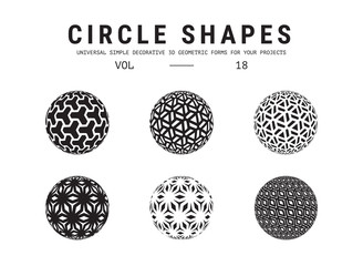 Universal сircle shapes set