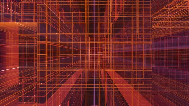 Grid 3032: An abstract complex graticule grid (Loop).