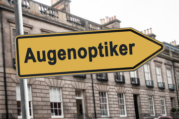 Obraz premium Schild 238 - Augenoptiker