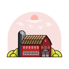 Agricultural and farming business concept