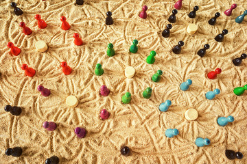 Network / Traces in the Sand