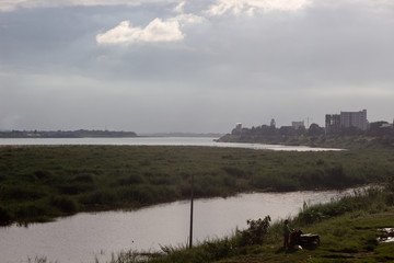 ラオス・ビエンチャン・ナンブ広場・景色