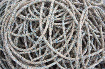 Coiled Fishing Ropes