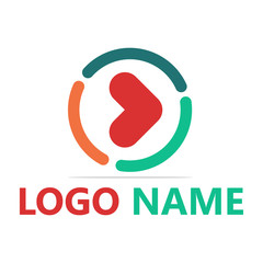 Logo flat design template