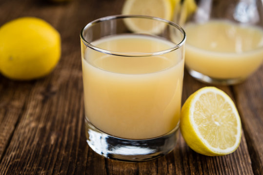 Fresh made Lemon Juice
