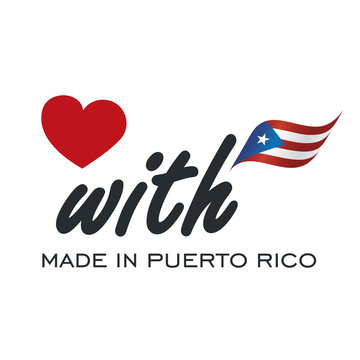 Love With Made in Puerto Rico logo icon