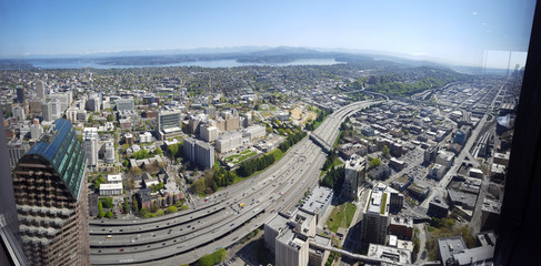 Seattle, Washington from the Columbia Tower