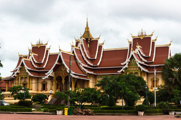Great Sacred Stupa・Pha That Luang・Laos : タート・ルアン・ビエンチャン・寺