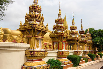 Fototapeta premium Wat That Luang Tai : タットルアンタイ・ビエンチャン