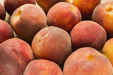Peach - a lot of ripe fruit