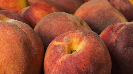 Peach - a lot of ripe fruit