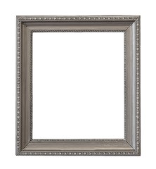 Fototapeta premium Silver frame for paintings, mirrors or photos