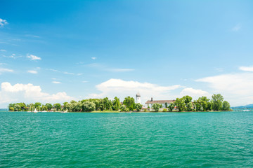 Women's Island (Fraueninsel) on a Chiemsee lake, Bavaria, Germany