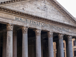 Detail of Pantheon of Roma