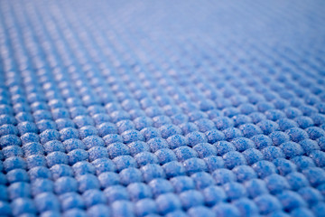 closeup of yoga mat to background