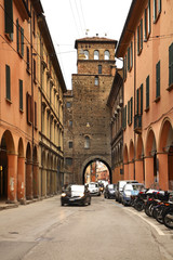 San Vitale street in Bologna. Italy  © Andrey Shevchenko