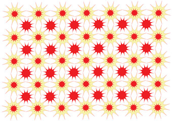 Abstract flowers,vector, background