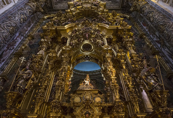 Naklejka premium El Salvador church, Seville, Andalusia, spain